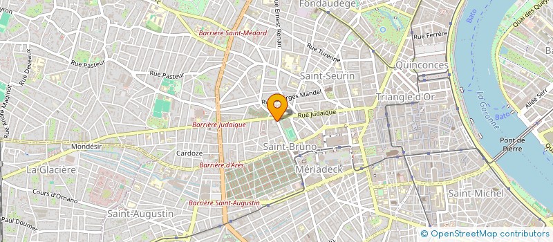 localisation de l'entreprise MADAME SARAH CAPDEPONT  BORDEAUX