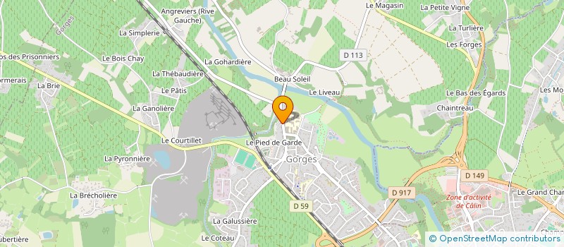 localisation de l'entreprise MADAME SARAH CAPETTE  SAINT-HILAIRE-DE-CLISSON