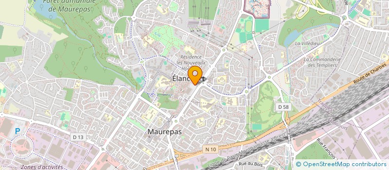 localisation de l'entreprise MADAME SARAH CAPLOT  ELANCOURT