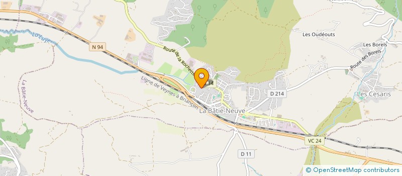 localisation de l'entreprise MADAME SARAH CAPRON  LA BATIE-NEUVE