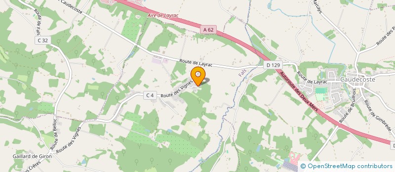 localisation de l'entreprise MADAME SARAH CAPUS  FALS