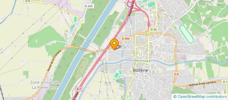 localisation de l'entreprise MADAME SARAH CARETTE  BOLLENE