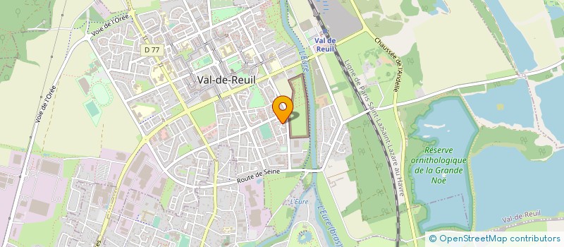 localisation de l'entreprise MADAME SARAH CARRE à VAL-DE-REUIL