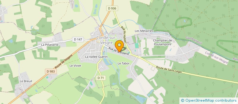 localisation de l'entreprise MADAME SARAH CASTEL  CONDE-SUR-VESGRE