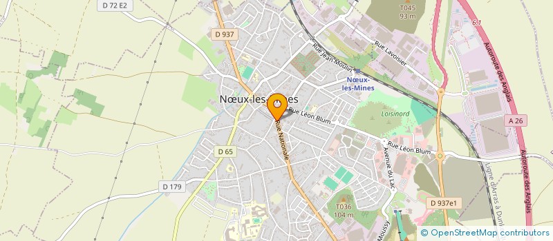 localisation de l'entreprise MADAME SARAH CASTELAIN  NUX-LES-MINES