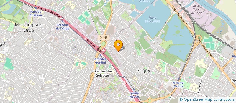 localisation de l'entreprise MADAME SARAH CASTILLON  GRIGNY