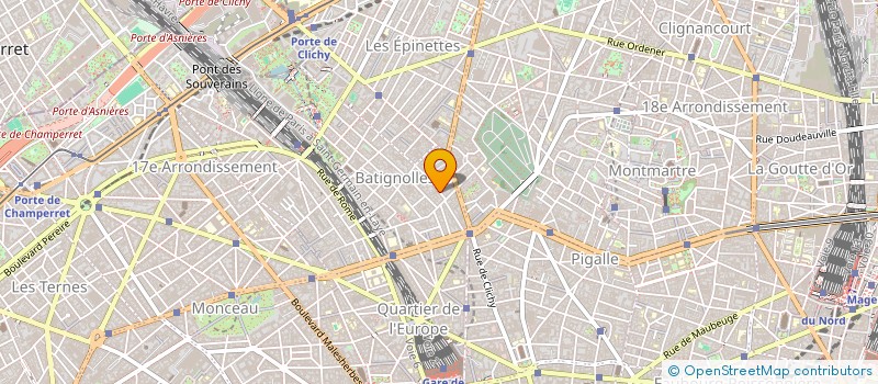 localisation de l'entreprise MADAME SARAH CASTRO  PARIS