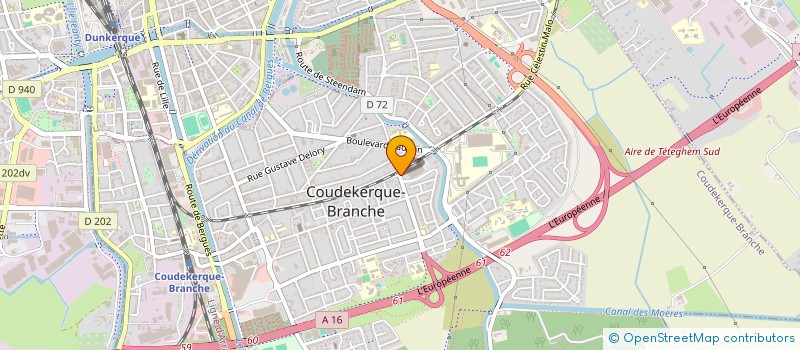 localisation de l'entreprise MADAME SARAH CAUX  COUDEKERQUE-BRANCHE