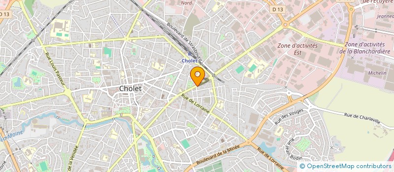 localisation de l'entreprise MADAME SARAH CEBRIAN à CHOLET