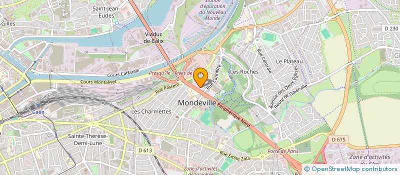 localisation de l'entreprise MADAME SARAH CENEDESE  MONDEVILLE