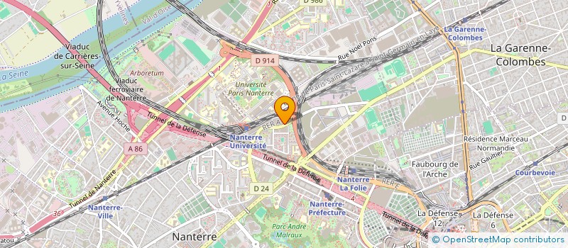 localisation de l'entreprise MADAME SARAH CERTAIN  NANTERRE