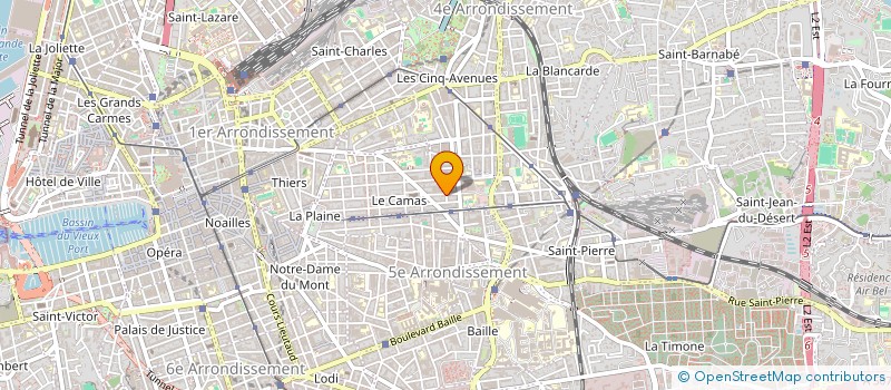 localisation de l'entreprise MADAME SARAH CHABRIER à MARSEILLE