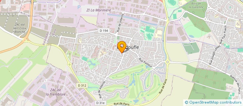 localisation de l'entreprise MADAME SARAH CHADAIGNE  BONDOUFLE