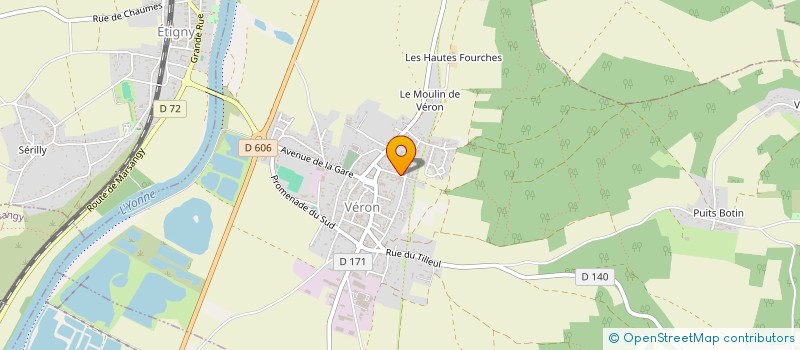 localisation de l'entreprise MADAME SARAH CHADELAT  VERON