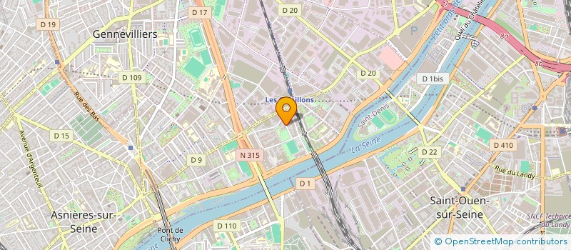 localisation de l'entreprise MADAME SARAH CHADERT  ASNIERES-SUR-SEINE