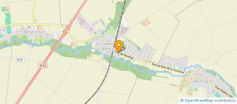 localisation de l'entreprise MADAME SARAH CHAMPENOIS  LE CHATELET-SUR-RETOURNE