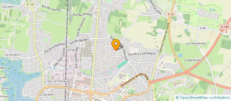 localisation de l'entreprise MADAME SARAH CHAN à LES SABLES D'OLONNE