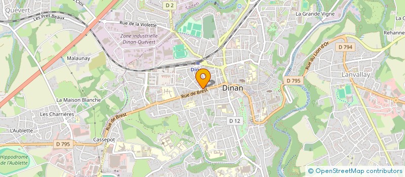 localisation de l'entreprise MADAME SARAH CHAPELAIN  DINAN