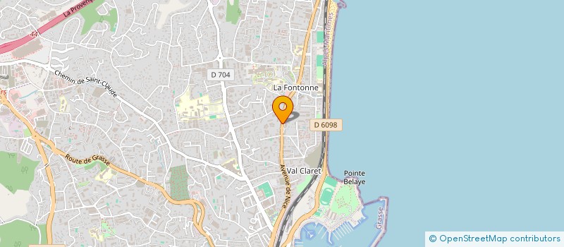 localisation de l'entreprise MADAME SARAH CHARBIT  ANTIBES