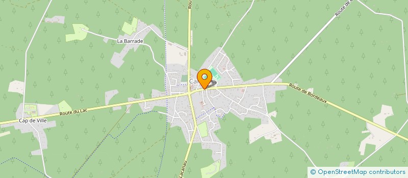 localisation de l'entreprise MADAME SARAH CHARPENTIER  CARCANS