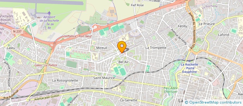 localisation de l'entreprise MADAME SARAH CHARRUYER  LA ROCHELLE