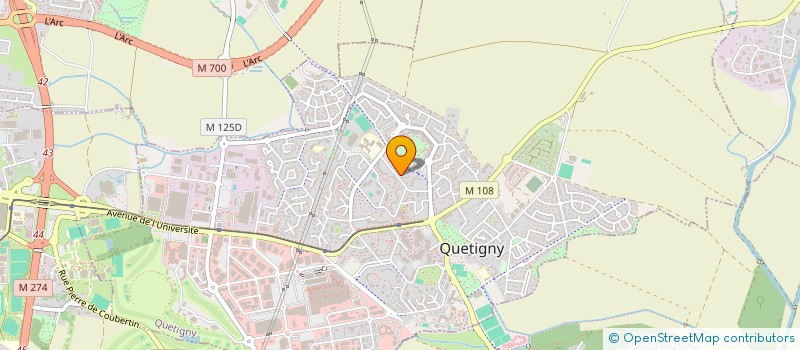 localisation de l'entreprise MADAME SARAH CHARTON  QUETIGNY