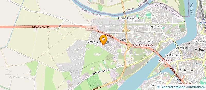 localisation de l'entreprise MADAME SARAH CHAUDET  ARLES