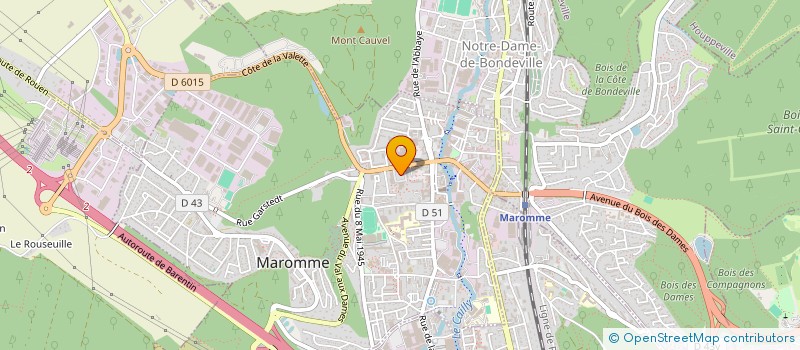 localisation de l'entreprise MADAME SARAH CHAUMIER  MAROMME