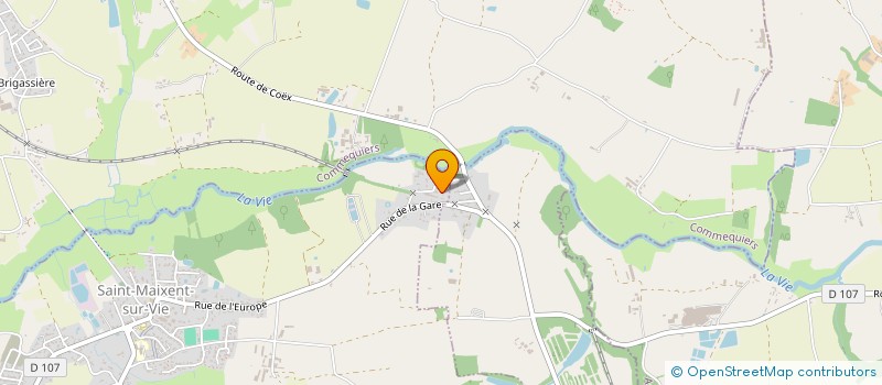 localisation de l'entreprise MADAME SARAH CHAUVET  LA CHAIZE-GIRAUD