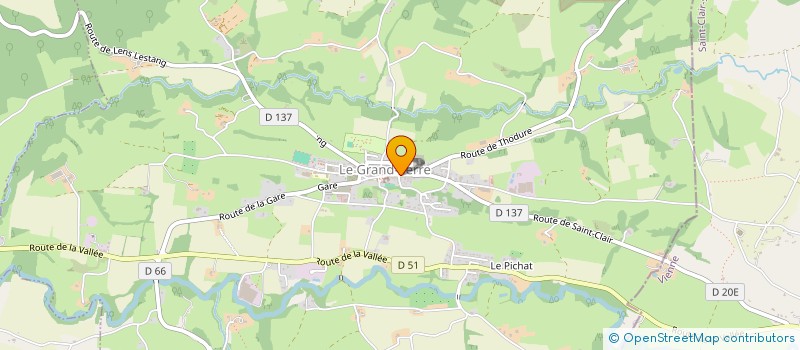 localisation de l'entreprise MADAME SARAH CHAVE  LE GRAND-SERRE