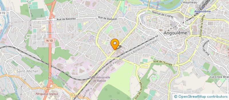 localisation de l'entreprise MADAME SARAH CHENAIS à ANGOULEME
