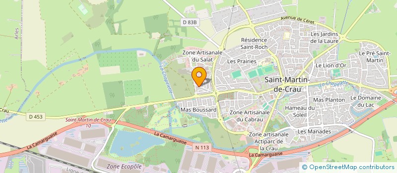 localisation de l'entreprise MADAME SARAH CHENOUFI à SAINT-MARTIN-DE-CRAU