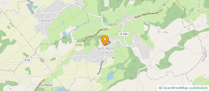 localisation de l'entreprise MADAME SARAH CHEREAU  SAINT-AGNIN-SUR-BION