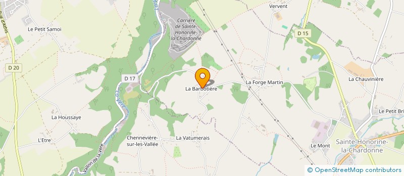 localisation de l'entreprise MADAME SARAH CHERENCE à SAINTE-HONORINE-LA-CHARDONNE