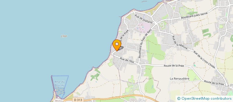localisation de l'entreprise MADAME SARAH CHEVALLIER à LA PLAINE-SUR-MER