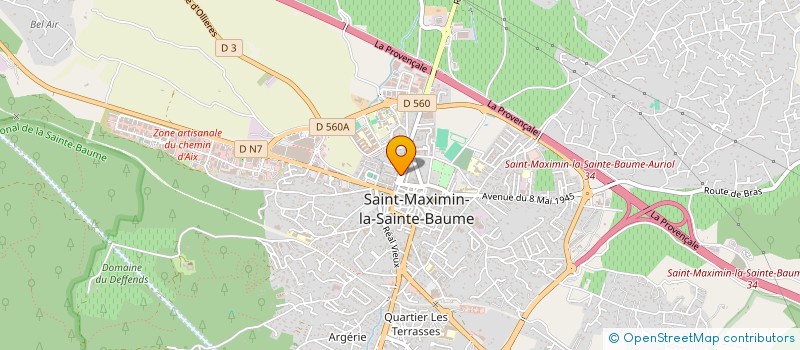 localisation de l'entreprise MADAME SARAH CHIRIO  SAINT-MAXIMIN-LA-SAINTE-BAUME