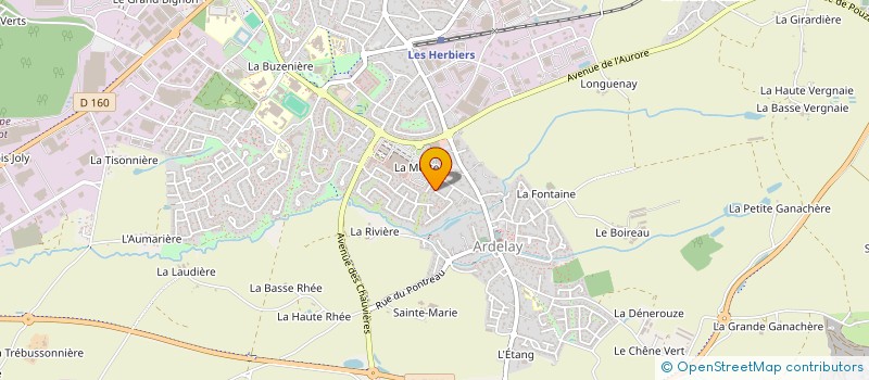 localisation de l'entreprise MADAME SARAH CHIRON à LES HERBIERS