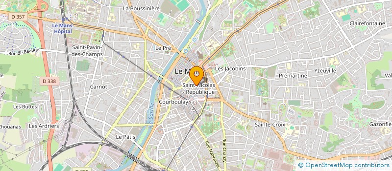 localisation de l'entreprise MADAME SARAH CHOUTEAU à LE MANS