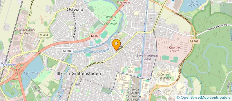 localisation de l'entreprise MADAME SARAH CHRIST  ILLKIRCH-GRAFFENSTADEN