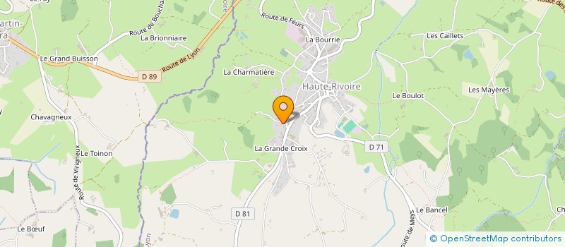 localisation de l'entreprise MADAME SARAH CIMETIERE  HAUTE-RIVOIRE