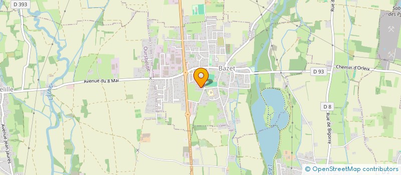 localisation de l'entreprise MADAME SARAH CLAUZET  BAZET