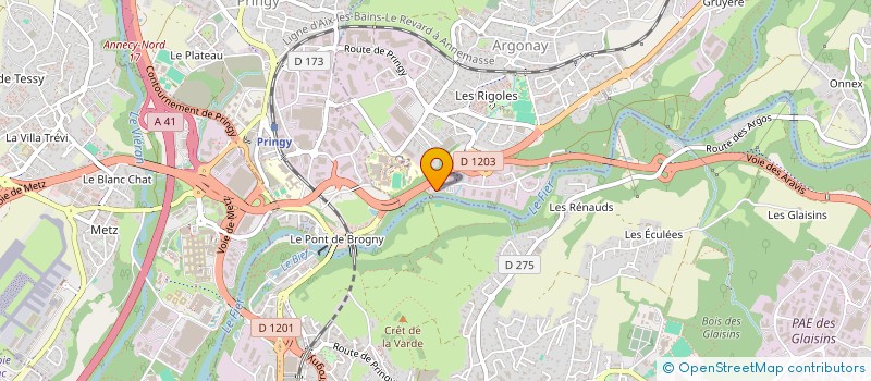 localisation de l'entreprise MADAME SARAH CLEMENT  ARGONAY