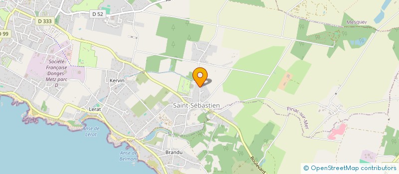 localisation de l'entreprise MADAME SARAH CLENET à PIRIAC-SUR-MER