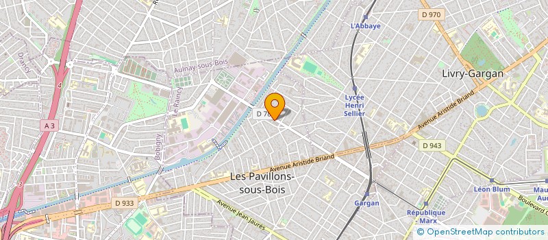 localisation de l'entreprise MADAME SARAH CLOTILDE  LES PAVILLONS-SOUS-BOIS