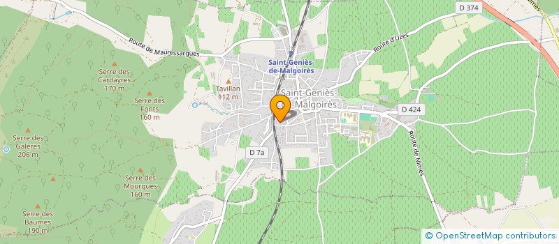 localisation de l'entreprise MADAME SARAH COGET  LEDIGNAN