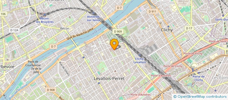 localisation de l'entreprise MADAME SARAH COHEN à LEVALLOIS-PERRET