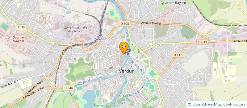 localisation de l'entreprise MADAME SARAH COLARDELLE  VERDUN