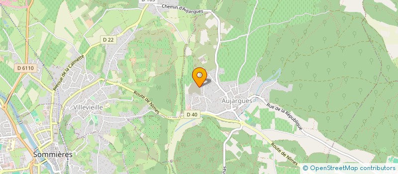 localisation de l'entreprise MADAME SARAH COLOMA  AUJARGUES