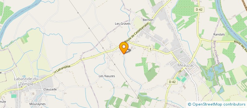 localisation de l'entreprise MADAME SARAH COLOMBIE  MEAUZAC