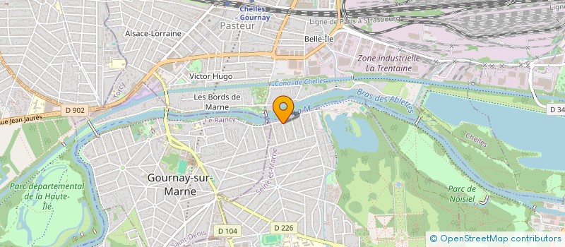 localisation de l'entreprise MADAME SARAH CONDE COELHO  CHAMPS-SUR-MARNE